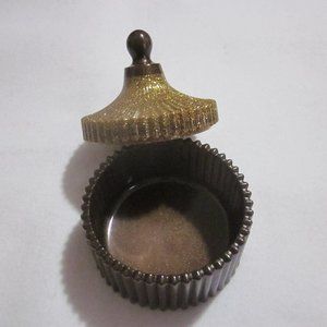 Brown and Gold Trinket Bowl.